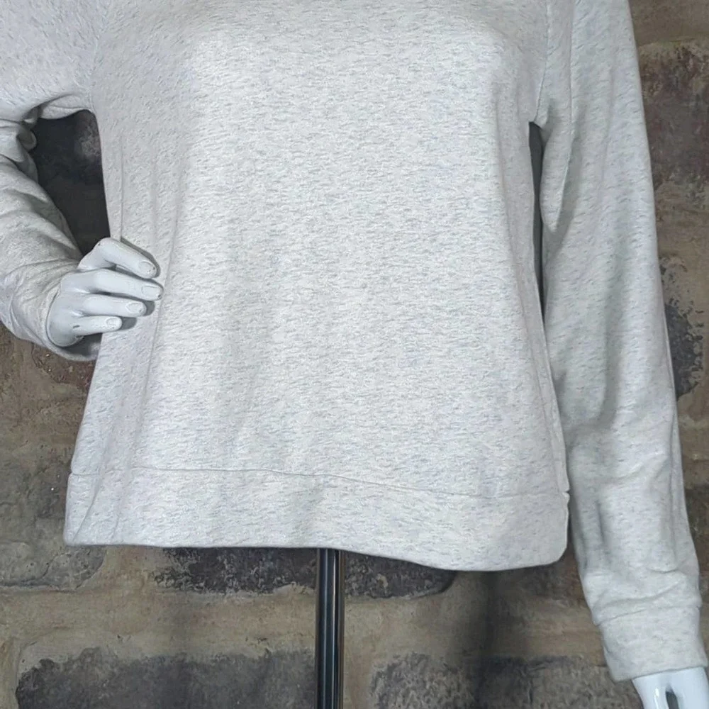 More Than‎ Magic Hoodie Light Gray Girls Size XL 14/16 Pullover Raglan Sleeve